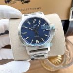 IWC Ingenieur Automatic Replica Watch Stainless Steel Blue Dial